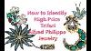 Vtg Designer Signed Trifari Alfred Philippe Clair De Lune Tree Of Life Brooch